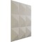 Ekena Millwork 11 7/8in. W x 11 7/8in. H Benson EnduraWall Decorative 3D Wall Panel Covers 0.98 Sq. Ft. WP12X12BEGBW - alternate 5